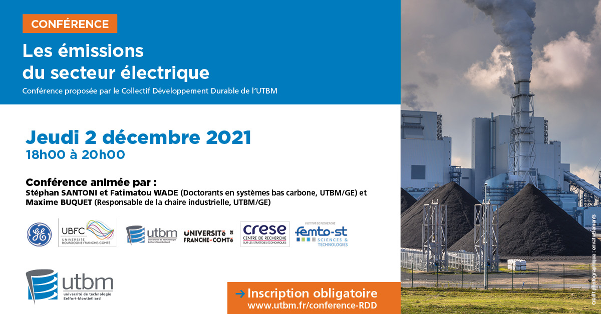 Conférence – Les émissions du secteur électrique