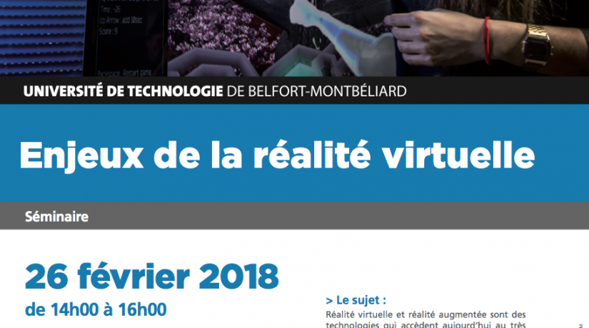 Séminaire “Enjeux de la réalité virtuelle”