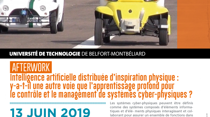 AFTERWORK Intelligence artificielle distribuée d’inspiration physique : y-a-t-il une autre voie que l’apprentissage profond pour le contrôle et le management de systèmes cyber-physiques ?