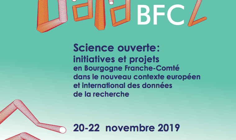 Colloque DataBFC2 “Science ouverte : initiatives et projets en Bourgogne Franche-Comté”