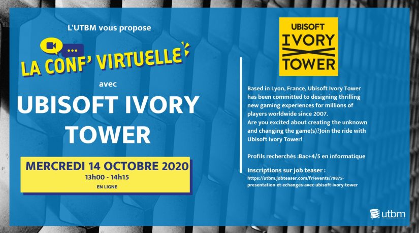 Conf’ virtuelle avec Ubisoft ivory tower