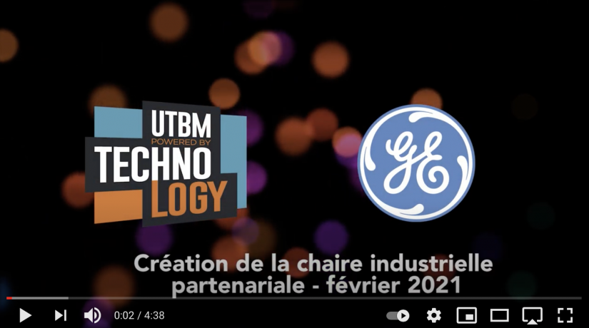 Création d’une chaire industrielle entre l’UTBM et General Electric