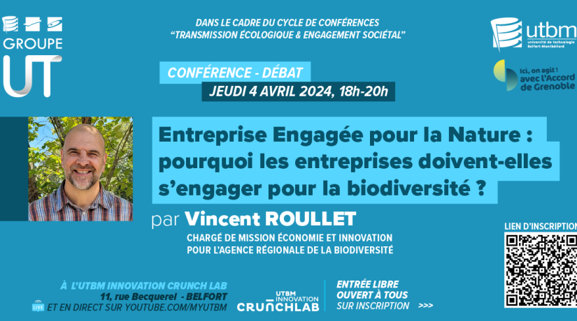 Conférence/débat – Entreprise Engagée pour la Nature : pourquoi les entreprises doivent-elles s’engager pour la biodiversité ?