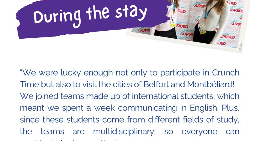 UTBM CRUNCH Time 2026 hosted eight Swedish students of the Högskolan Dalarna