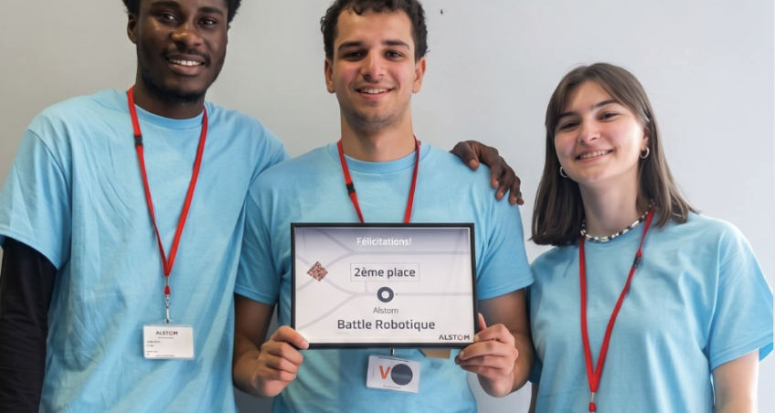 L’UTBM sur le podium de l’Alstom Battle Robotique